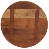 Dessus de table Ø 40x2,5 cm rond bois massif de récupération 