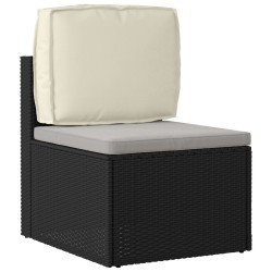 Coussin de palette pour dossier Crème 50x40x12 cm Tissu Oxford 