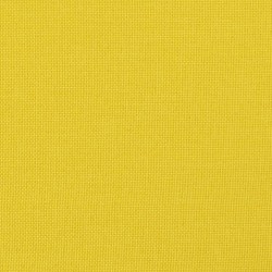 Canapé à 3 places avec repose-pieds Jaune clair 210 cm Tissu 