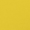 Canapé à 3 places avec repose-pieds Jaune clair 210 cm Tissu 