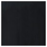 Tapis carré noir 100x100 cm bambou 