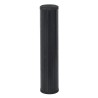 Tapis carré noir 100x100 cm bambou 