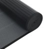 Tapis carré noir 100x100 cm bambou 
