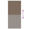 Store enrouleur occultant café 95x230cm largeur du tissu 90,7cm 