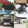 Voile d'ombrage 160 g/m² Taupe 3,6x3,6x3,6 m PEHD 
