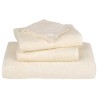 Serviettes de visage 4 pcs crème 30x30 cm 360 g/m² 100% coton 