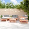 Salon de jardin 7 pcs bois massif douglas 