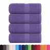 Serviettes d'invité 4 pcs violet 30x50 cm 360 g/m² 100% coton 