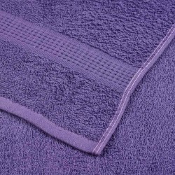 Serviettes d'invité 4 pcs violet 30x50 cm 360 g/m² 100% coton 