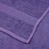 Serviettes d'invité 4 pcs violet 30x50 cm 360 g/m² 100% coton 