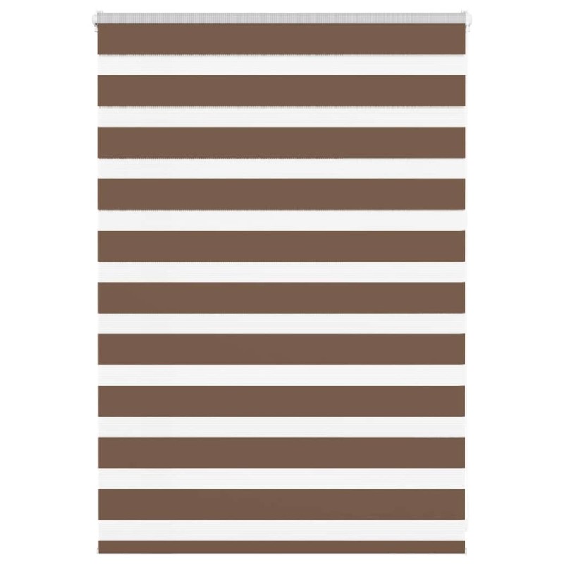 Store zèbre marron 110x100cm largeur du tissu 105,9cm polyester 