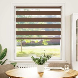 Store zèbre marron 110x100cm largeur du tissu 105,9cm polyester 