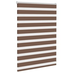 Store zèbre marron 110x100cm largeur du tissu 105,9cm polyester 