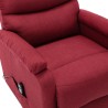 Fauteuil Rouge bordeaux Tissu 