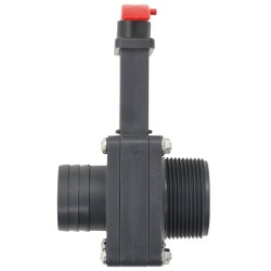 Vanne de portail de piscine 2 pcs 1,5" 