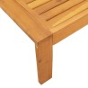 Salon de jardin avec coussins 3 pcs bois massif d'acacia 