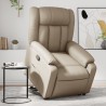 Fauteuil inclinable Cappuccino Similicuir 