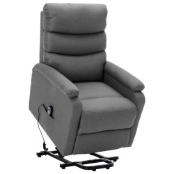 Fauteuil Gris clair Tissu 