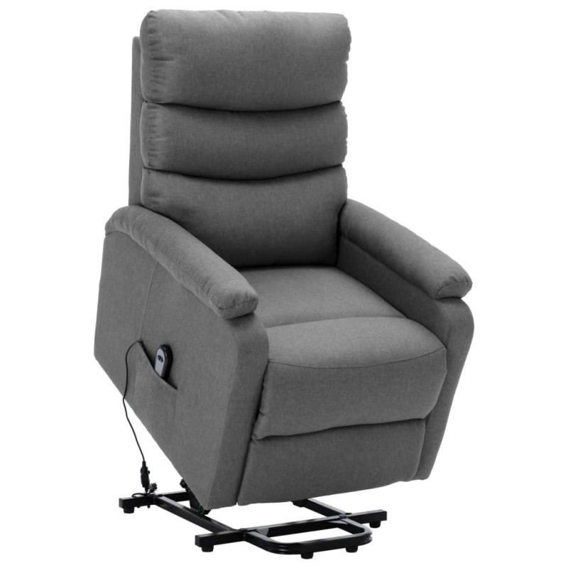 Fauteuil Gris clair Tissu 