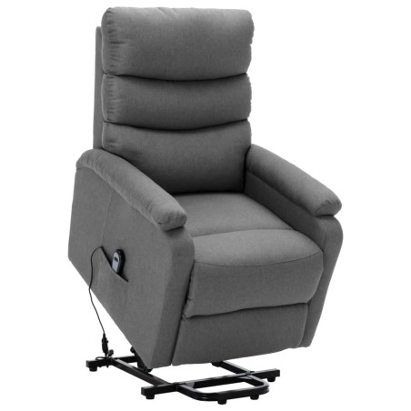 Fauteuil Gris clair Tissu 