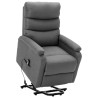 Fauteuil Gris clair Tissu 