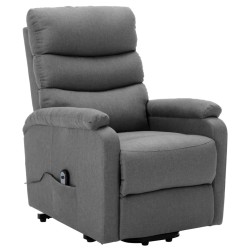 Fauteuil Gris clair Tissu 