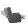Fauteuil Gris clair Tissu 