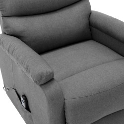 Fauteuil Gris clair Tissu 