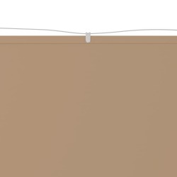 Auvent vertical Taupe 100x270 cm Tissu oxford 