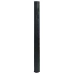 Tapis rectangulaire noir 60x300 cm bambou 