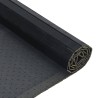 Tapis rectangulaire noir 60x300 cm bambou 
