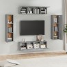 Ensemble de meubles TV 6 pcs Sonoma gris Bois d'ingénierie 