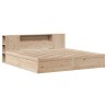 Cadre de lit sans matelas 180x200 cm bois massif de pin 