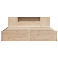 Cadre de lit sans matelas 180x200 cm bois massif de pin 