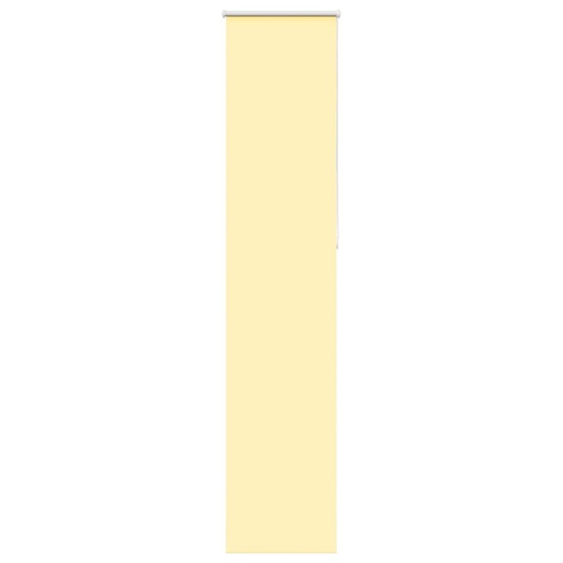 Store enrouleur occultant jaune largeur du tissu 40,7 cm 