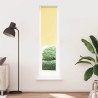 Store enrouleur occultant jaune largeur du tissu 40,7 cm 