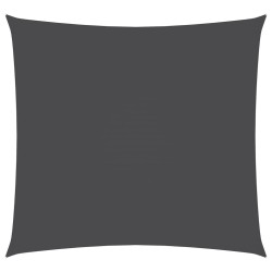 Parasol en tissu oxford carré 2,5x2,5 m anthracite 