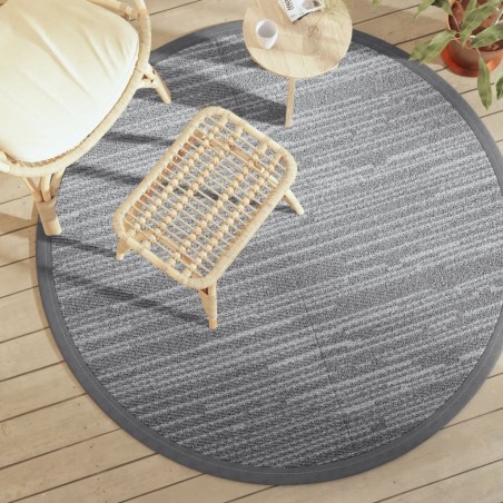 Tapis d'extérieur ARAKIL gris Ø160 cm PP 
