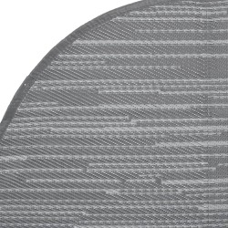 Tapis d'extérieur ARAKIL gris Ø160 cm PP 