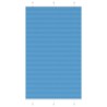 Store plissé bleu 115x200 cm largeur du tissu 114,4cm polyester 