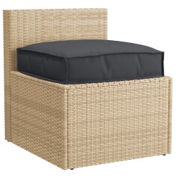 Coussin de Palette pour siège Noir 60x60x12 cm Tissu Oxford 