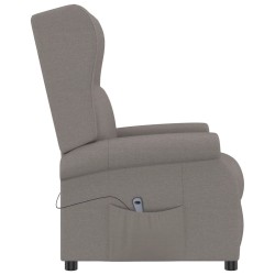 Fauteuil inclinable électrique à oreilles taupe Tissu 