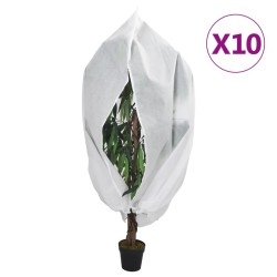 Housses de protection pour plantes avec fermeture éclair 10 pcs 