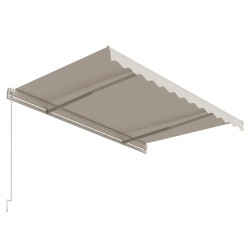 Auvent rétractable automatique 300x250 cm Crème 