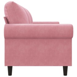 Canapé à 3 places Rose 180 cm Velours 