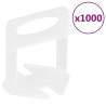 Clips de nivellement de carreaux 1000 pcs 3 mm 