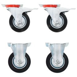 Roulettes 4 pcs 100 mm 