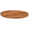 Dessus de table Ø40x2,5 cm rond bois massif d'acacia 
