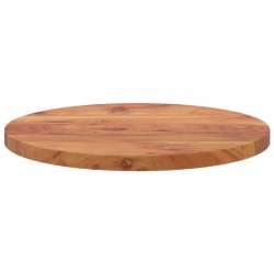 Dessus de table Ø40x2,5 cm rond bois massif d'acacia 