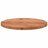 Dessus de table Ø40x2,5 cm rond bois massif d'acacia 